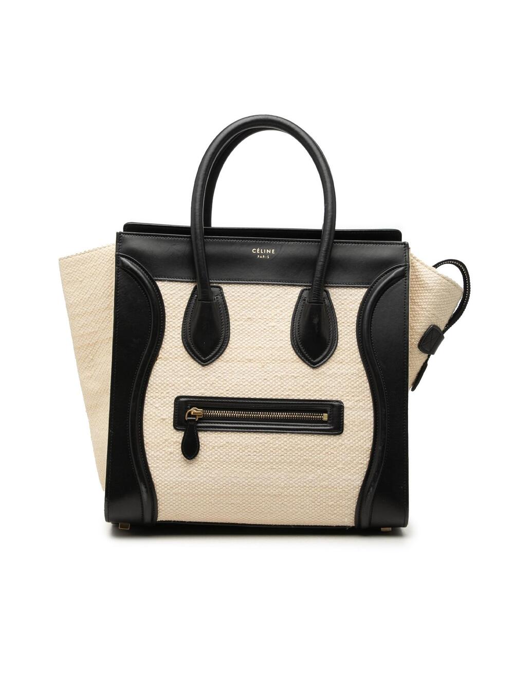 Celine Mini Bicolor Canvas And Leather #351301C92B